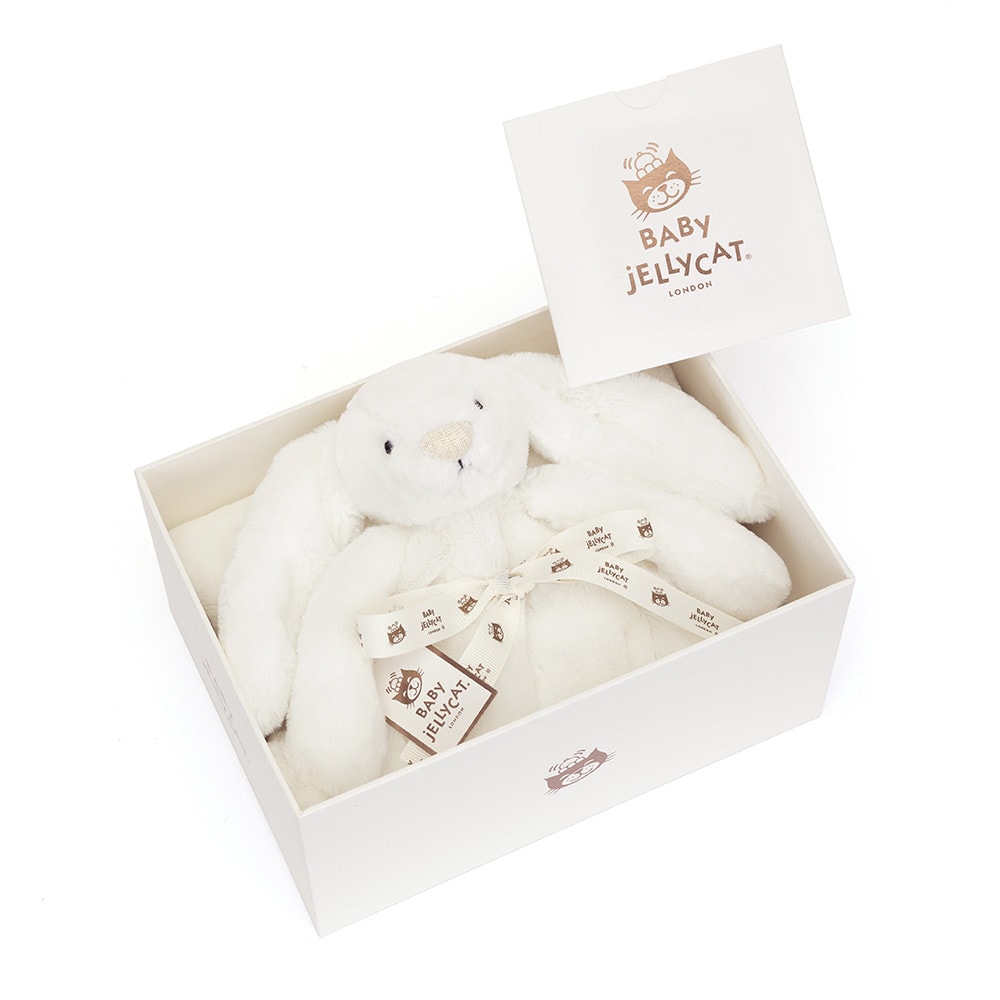 Bashful Luxe Bunny Blankie - White