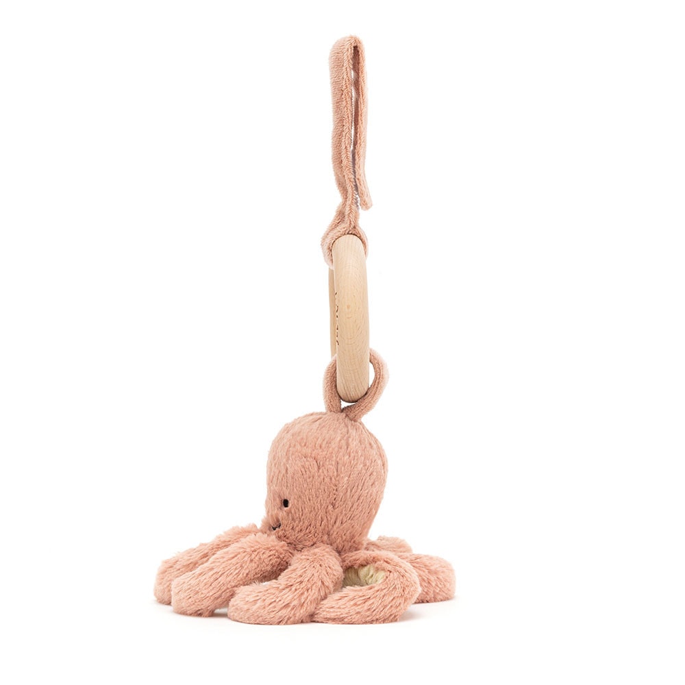 Odell Octopus Wooden Ring Toy
