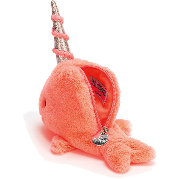 Seas the Day Coral Coin Purse