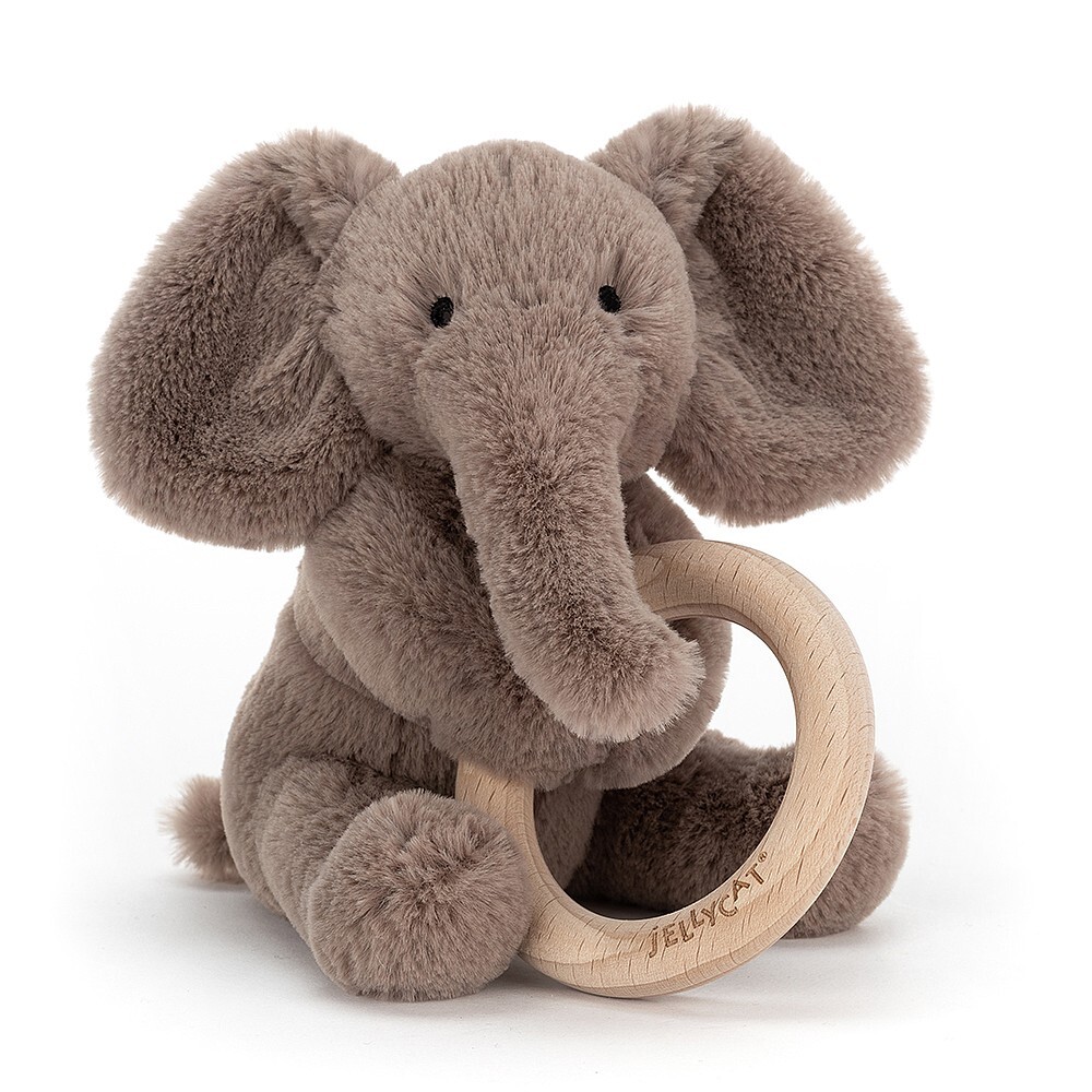 Shooshu Wooden Ring Toy - Elephant