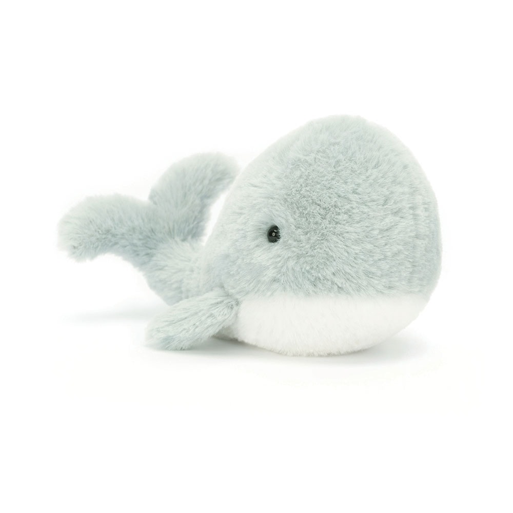 Wavelly Whale - Light Grey