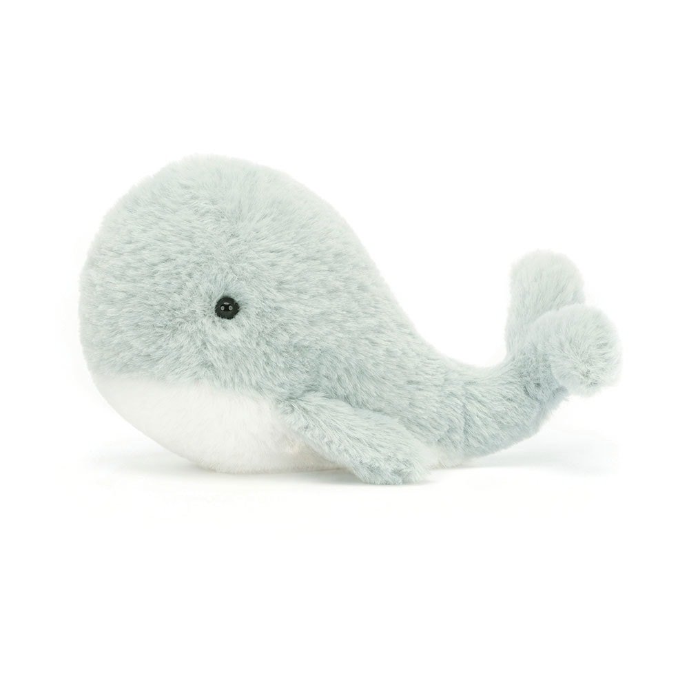 Wavelly Whale - Light Grey